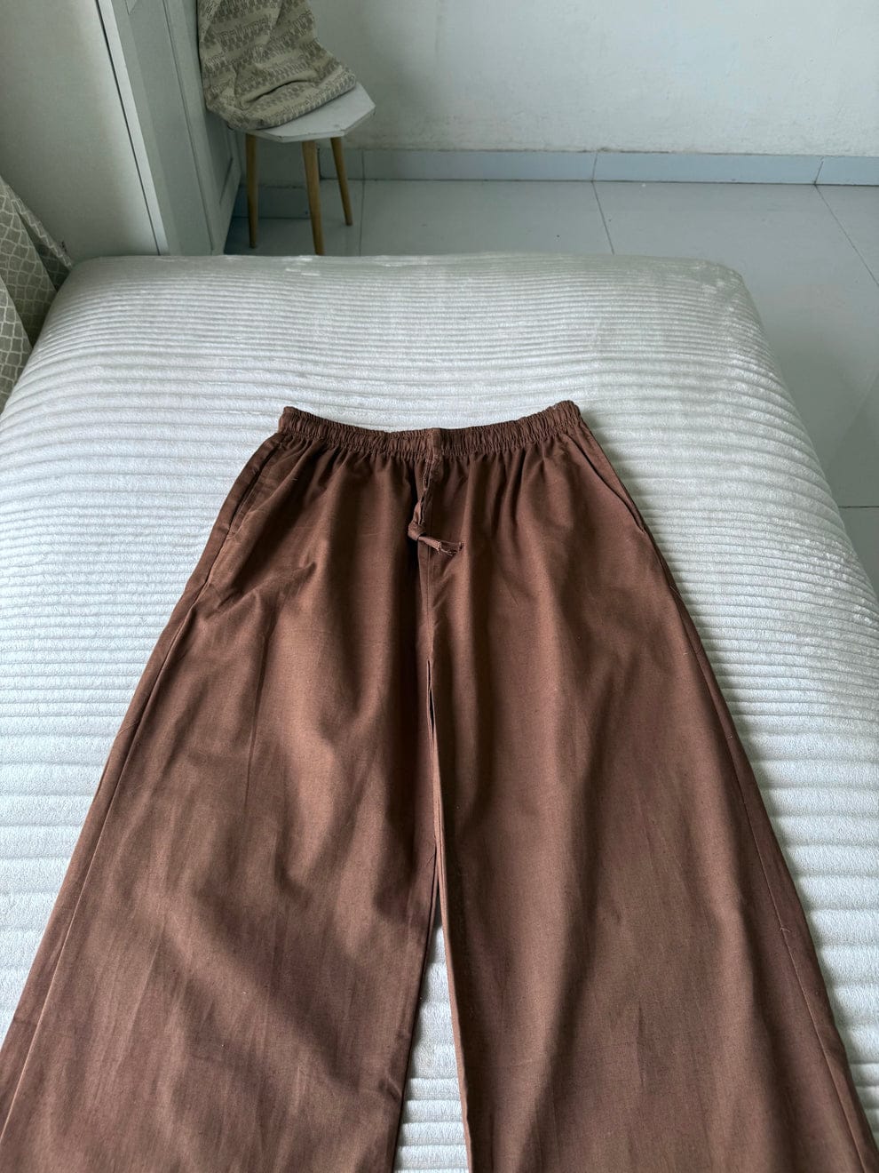 Brown Linen Pant