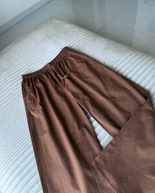 Brown Linen Pant