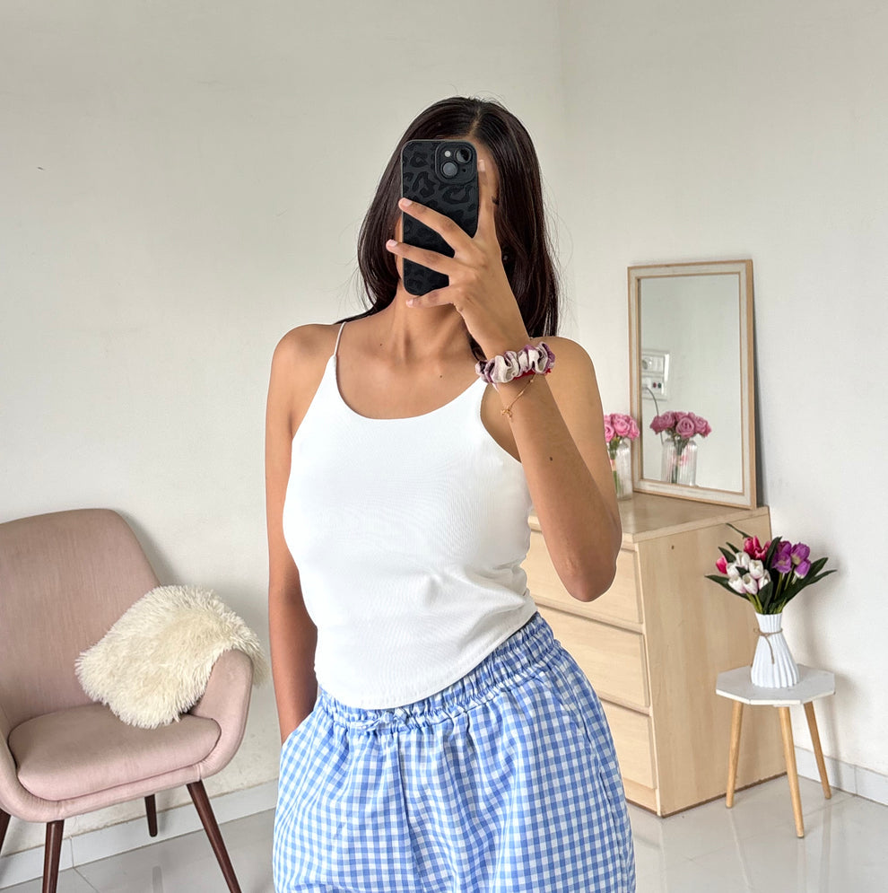 White Double Layer Tank To