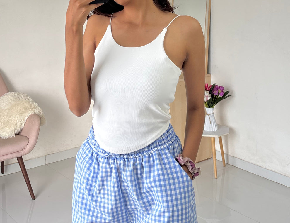 White Double Layer Tank To