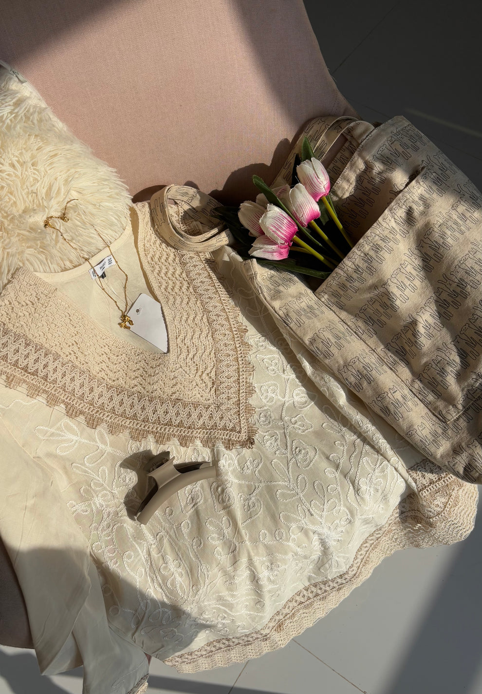 Golden Embroidery Kurti
